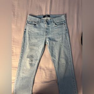 light blue hollister jeans